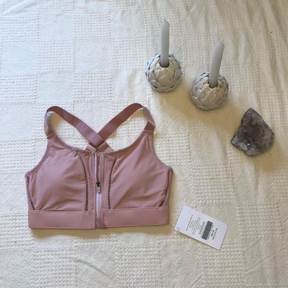 Fabletics Zoe Zip-Up High Support Sport Bra